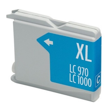 Cartouche compatible BROTHER LC1000 cyan